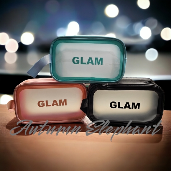 Handbags - NWT Glam Makeup Bags